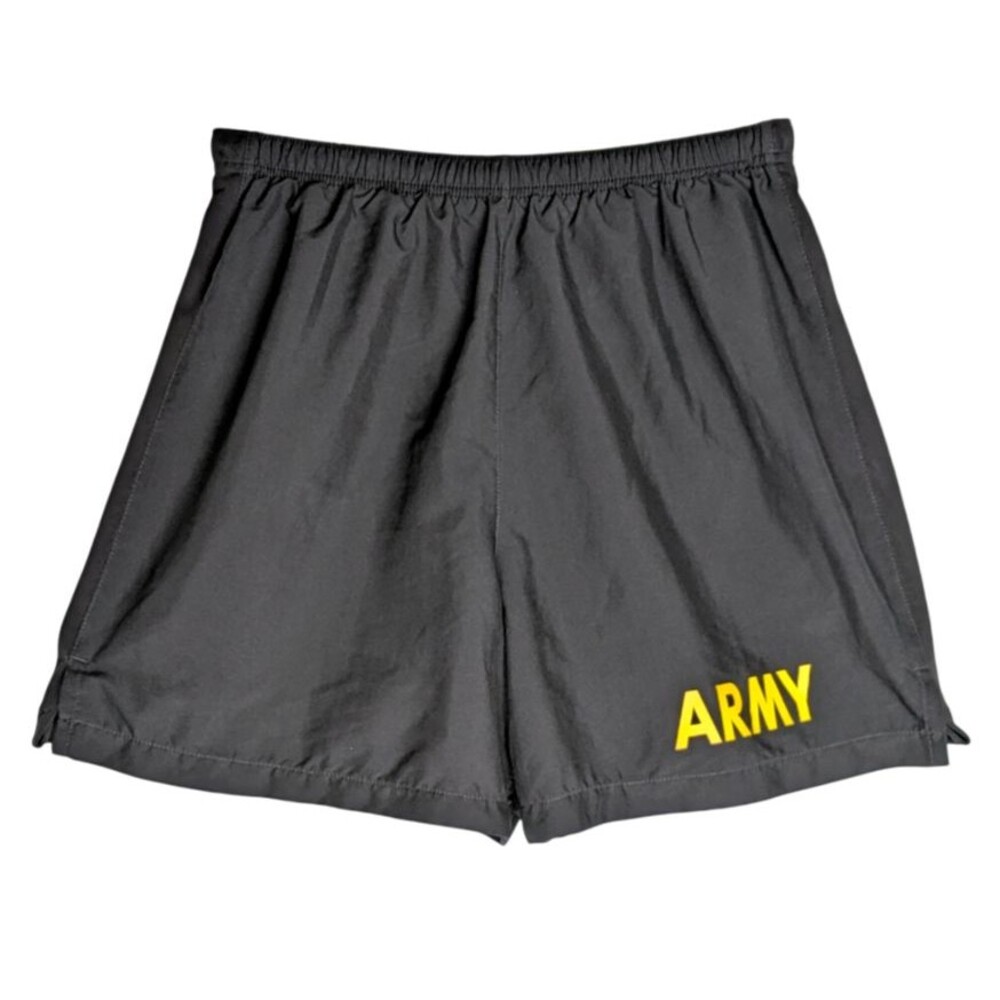 US Army Physical Fitness Uniform APFU Trunks Shorts Lined Black Small